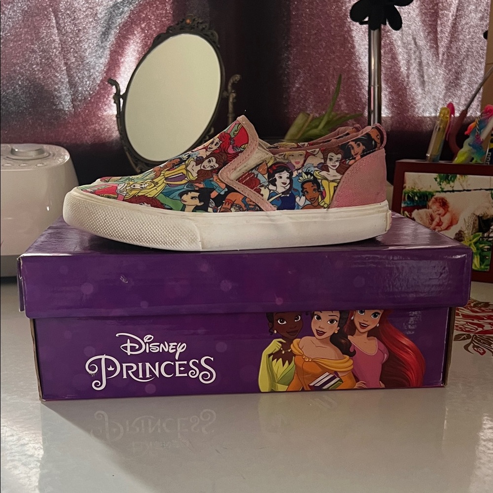 Disney Multi-Color Princess Slip-On Sneakers